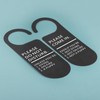 CENWA 2 Pcs Funny Do Not Disturb Sign Work Door