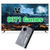 Hyper-base-tiny Portable Game Console with 8371 Classic Retro Games, Wireless