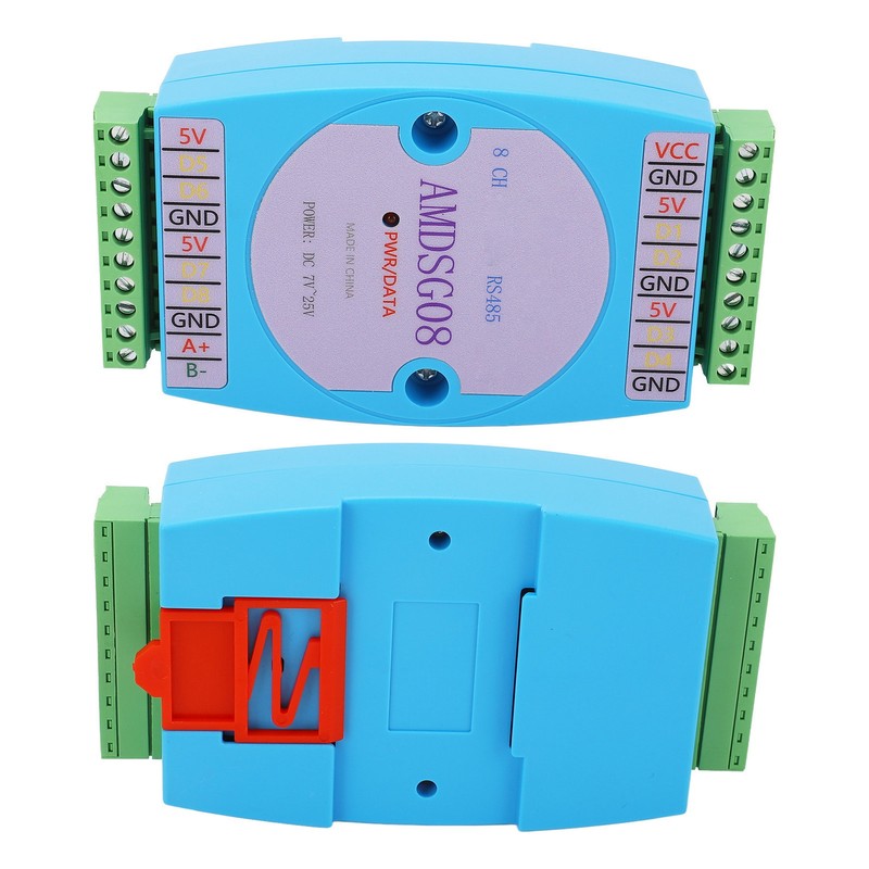 Temperature Data Acquisition Module 8CH Collection Logger RS485 DC7‑25V for