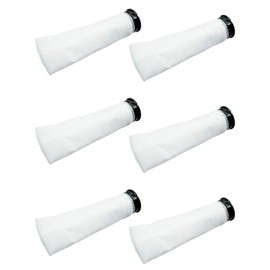 6 Pack 2.75 Inch 225 Micron Filter Sock Fit for Waterbox Helloreef 15 Gallon Eshopps Fiji Cube Aquarium, Compatible Filter Socks Saltwater Aquarium Filter Sock with Black Rim