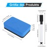 Heyu-Lotus 20 x Whiteboard Markers with 3 Whiteboard Sponge, 6