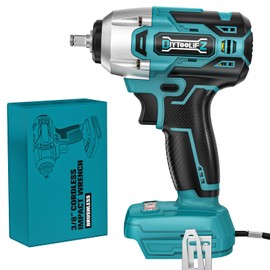 Cordless Impact Wrench Compatible with Makita 18v Battery: 250Ft-lbs(340N.m) 3/8" Brushless Electric Impact Gun, 2400RPM High Torque Impact Driver, Power Impact Wrench, Bare Tool Only