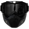 Grandios MO-BIMASK-BK Airsoft Face Guard Snowboarding Goggles, Hard Bike Mask,
