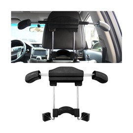 Bittwee Multifunctional Retractable Automotive Headrest Back Seat Coat Hanger Hook Organizer Holder for Clothes, Suits, Jackets, Shirts, Universal for SUV, Truck, RV