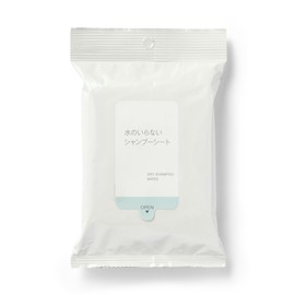 無印良品 水のいらないシャンプーシート ・12枚／約250×200mm 84473388