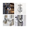 CINCINNO 4 Digit Combination Lock, Combination Disc Padlock with Hardened
