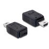 DeLock USB Adapter - Mini-B Male (M) / Micro-B Female