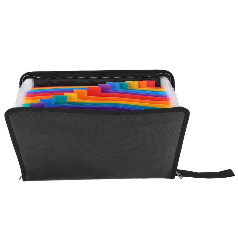 Fireproof Document Bag Professional Safe Heat Insulated 12 Pages Waterproof