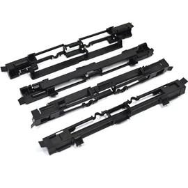 Easy Link 4 x Roof Rack Cover Front Rear Left Right Black Compatible with Opel Astra H 2004-2010 Zafira B 2005-2014 5187915 13125723 ‎5187914