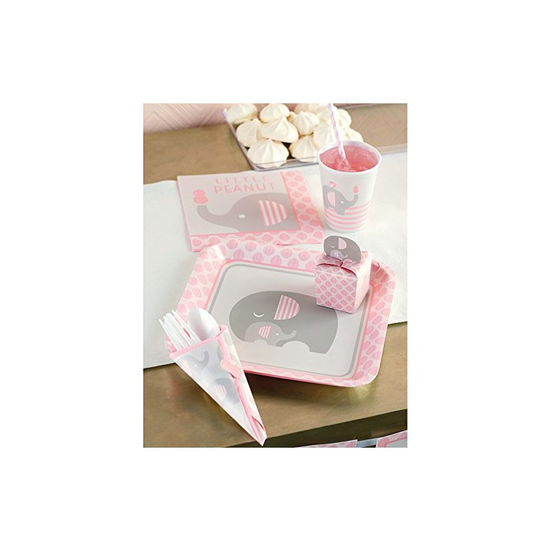 Creative Converting Luncheon Napkins, 6 1/2" x 6 1/2", Pink