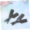 Beavorty 4pcs Foldable Eyebrow Comb Stainless Steel Teeth for Precise