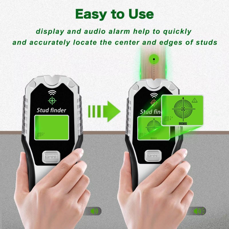 ASWKMOW Stud Finder Wall Scanner6 in 1 Multi-function Stud Finder