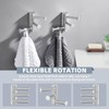 Suyar Swivel Robe Hooks 3 Arms, SUS 304 Stainless Steel