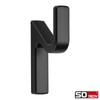 SOTECH Set of 2 Angola Coat Hooks Matt Black 76