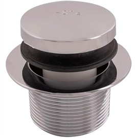 Eastman Tip-Toe Bath Drain Assembly Kit with Flange and Drain Washer, 1-1/2 Inch x 11.5 Inch Coarse Thread, Chrome Plated, 35235