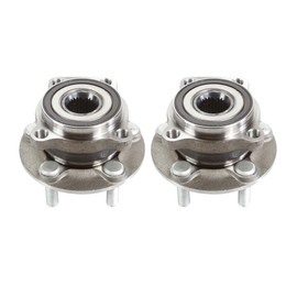 AutoShack Set of 4 Front and Rear Wheel Hub and Bearing Assemblys with ABS Replacement for 2010 2011 2012 2013 2014 Subaru Outback Legacy 2.5L 3.6L AWD 5-Lug HB4X0017
