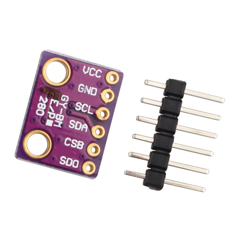 HALJIA GY-BME280-3.3 High Precision I2C SPI Breakout Barometric Pressure Temperature
