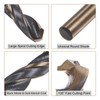 QUARKZMAN 12 Pieces Jobber Drill Bits 3.2mm Black Nitride and