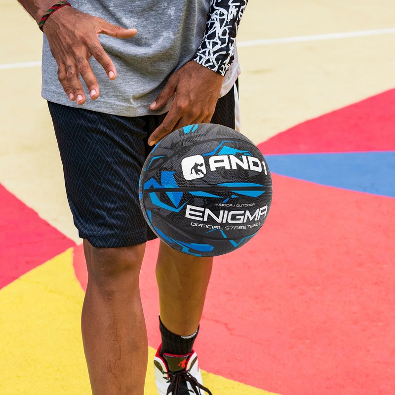 AND1 Enigma Baloncesto de Goma: Reglamento Oficial de tamaño 7