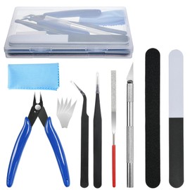 HOTUT Gundam Model Building Tool Set, 33 Pieces DIY Craft Tool, Hobby Construction Tools for Buildings, Cars, Planes, Model Making and Other Crafts