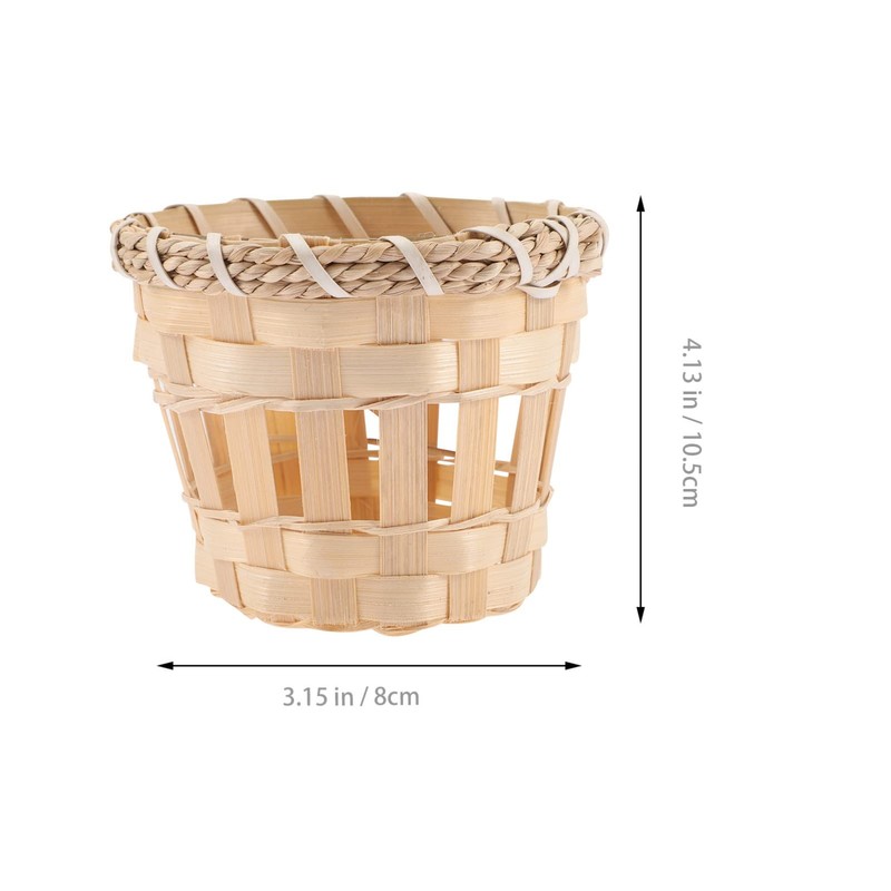 DOITOOL Handwoven Light Shade Rattan Woven Lamp Cover Small Lamp