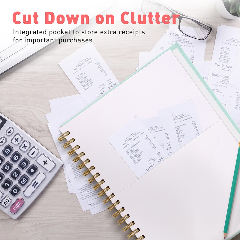 S&O Budget Expense Tracker Notebook - Monthly bill organizer to
