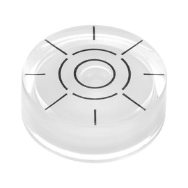 HARFINGTON 4pcs Round Bubble Level 32x12mm Mini Circular Precision Spirit Levels for Leveling Camera Tripod Telescope Photographs Workshop Turntable, White