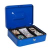 Kippen Cash Box with Coin Compartment Blue 200 x 160