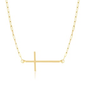 Jewelry Atelier Gold Filled Pendant Necklace Collection - 14K Yellow Gold Filled Pendant Necklace with Solid Clip Chain for Women (Different Sizes and Styles with Extension/Adjustable Chain), Yellow,