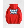 Screaming Drip Graphic Hoodie 100% Cotton US Warehouse 7 ColorsColor:
