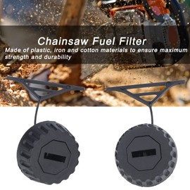 2pcs Saw Oil Cap, Chainsaw Fuel Cap Durability Abs Materia Stable Performance Long Using Time Part For 066 Ms660 Oem 0000 350 0509/0000 350 0520