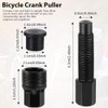 HEJINYUN Crank Removal Tool Bicycle Crank Puller for Square Taper