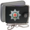 Klassek Coldstream Guards Image Men Chain Wallet Real Leather Cap