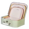 Sass & Belle Earth Tones Spotted Suitcase - Set Of