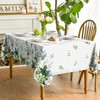 Horaldaily Spring Summer Tablecloth 60x120 Inch Rectangular, Eucalyptus Floral Table