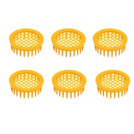 RyanDesign 6-Pack Plastic Queen Bee Cage – Reusable ABS Beekeeping Tool for Safe Queen Introduction, Transport & Isolation – Durable Ventilated Design for Busy Beekeepers