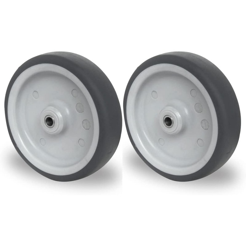 T.P.E. Flush-Mounted Wheel 125 mm Axle Apparator Roller Set of