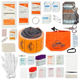 Duct-Aid Compact First Aid Kit, Medical Grade Adhesive, Emergency Response Kit, 1 Pound (Full Kit)