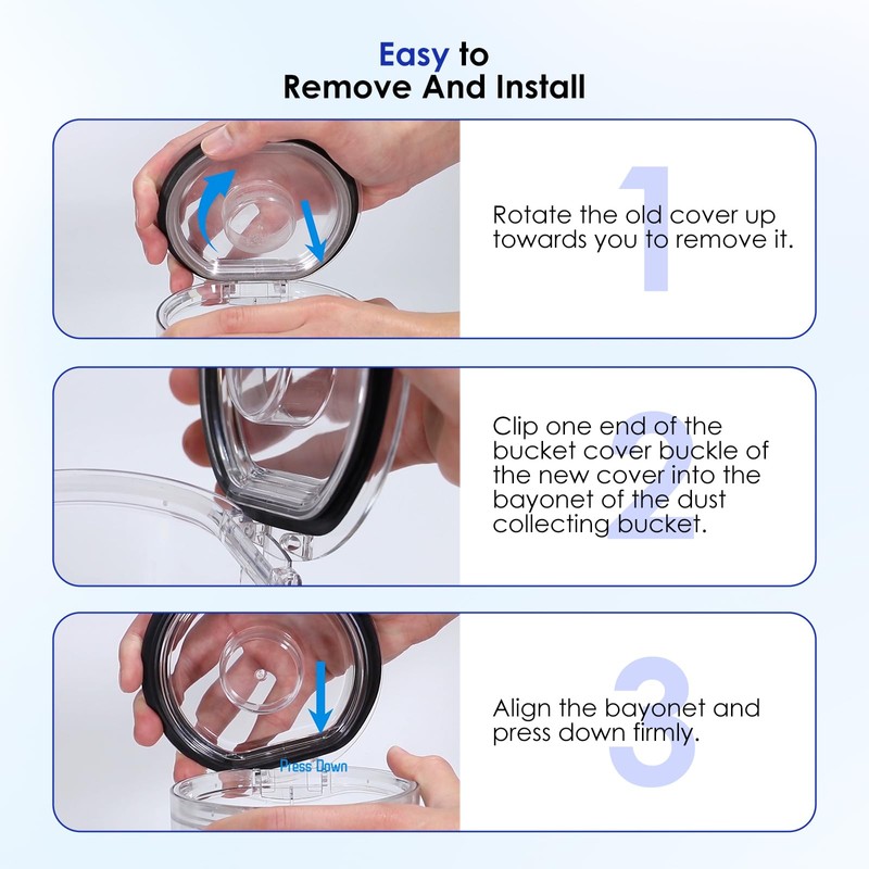 Dust Bin Lid Compatible with Dyson Vacuum Cleaner V7 V8