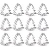 Unbranded 1 Dozen 12 Mini Tree Cookie Cutters Christmas Party