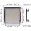 8" x 8" Inch Access Panel Door - Drywall for