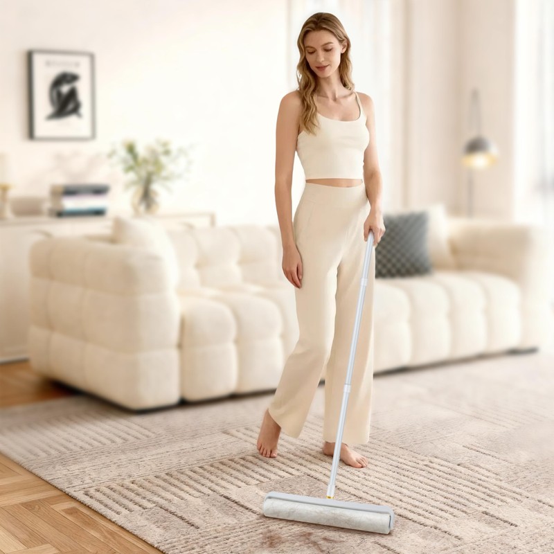 14.17" Extra-Wide Lint Roller Kit with 5 Refills & Dust