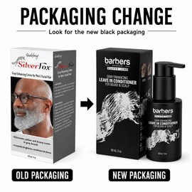 Godefroy Silver Fox Beard Brightener, Ethnic Hair, Gray & Silver, 3 oz