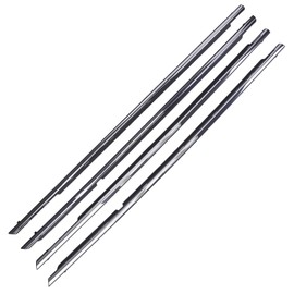 Car Outer Door Belt Moulding Weatherstrip Window Glass Seal for Camry 4 Door Sedan 2002-2006 Chrome Front Rear Left and Right Weatherstrip Moulding Belt 7571033080 7572033080 7573033080 7574033080