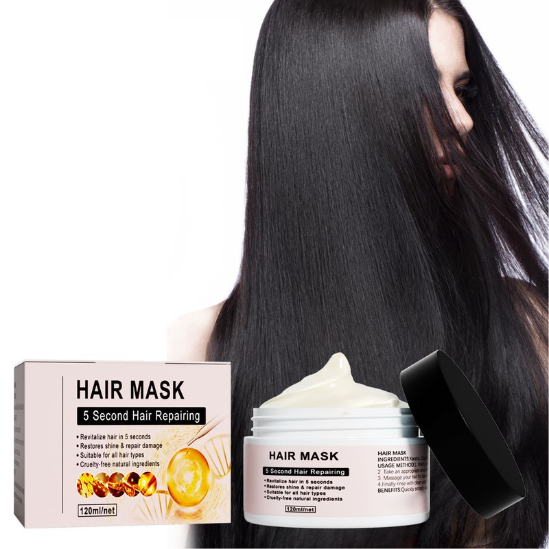 3Pcs Hair Mask Ceratin Repair for Damaged Dry Care Moisturize