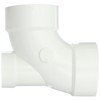 Spears P303 Series PVC DWV Pipe Fitting, 1/4 Bend, Elbow,