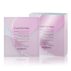 CELDERMA Máscara de piel de cristal [10 unidades] máscara de colágeno de hidrogel coreano para piel seca, máscara de cuidado de la piel facial Song...