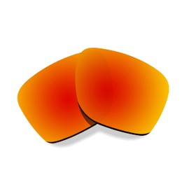 Littlebird4 - Lentes polarizadas de repuesto para anteojos de sol Oakley Sylas OO9448 - Multiopciones (espejo rojo fuego)