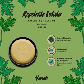 Nanah Repelente Natural En Barra Con Romero Y Citronela