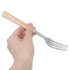 Snoopy [Fork] Wooden Handle Dinner Fork/Desk Peanuts